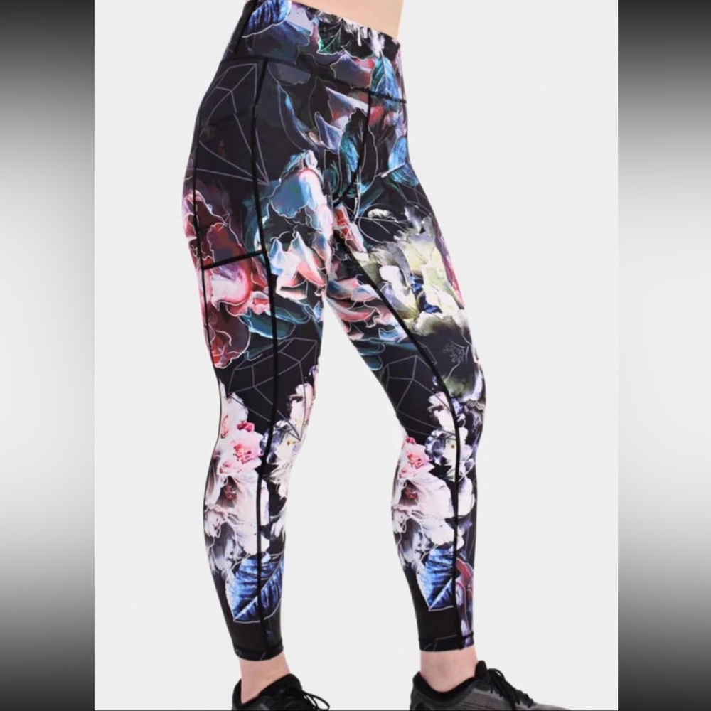 WODBOTTOM | Hidden Gem Floral Patterned Leggings Size XS
